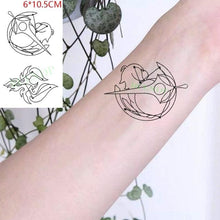 Load image into Gallery viewer, New Different Waterproof Temporary Tattoo Cute Fox Dog Luxury Animal Stickers Tattoo Colorful Modern Design For Adults Kids
