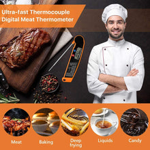 Load image into Gallery viewer, New Digital Kitchen Food Thermometer For Meat Water Milk Cooking Food Probe BBQ Electronic Oven Thermometer Food Thermometer Waterproof Probe With Backlit Sensing Kitchen Cooking Food Thermometer For Meat Water Milk Cooking Food BBQ Kitchen Tools