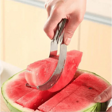 Load image into Gallery viewer, New Eco-Friendly 1pcs Stainless Steel Watermelon Slicer Cutter Knife For Fruit Tools Kitchen Accessories Gadgets Watermelon Spoons