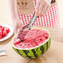 Load image into Gallery viewer, New Eco-Friendly 1pcs Stainless Steel Watermelon Slicer Cutter Knife For Fruit Tools Kitchen Accessories Gadgets Watermelon Spoons