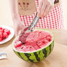 Load image into Gallery viewer, New Eco-Friendly 1pcs Stainless Steel Watermelon Slicer Cutter Knife For Fruit Tools Kitchen Accessories Gadgets Watermelon Spoons