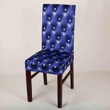 Load image into Gallery viewer, New Elastic Spandex Fibre Chair Cover For Wedding Banquet Hotel Antifouling Fiber Standard Office European Stretch Spandex Removable Washable Dining Chair Protector Slipcovers for Hotel Dining Room Ceremony Banquet Wedding Party