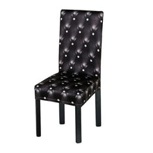 Load image into Gallery viewer, New Elastic Spandex Fibre Chair Cover For Wedding Banquet Hotel Antifouling Fiber Standard Office European Stretch Spandex Removable Washable Dining Chair Protector Slipcovers for Hotel Dining Room Ceremony Banquet Wedding Party