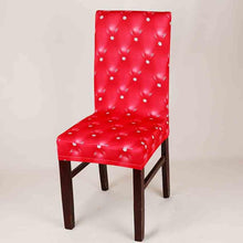 Load image into Gallery viewer, New Elastic Spandex Fibre Chair Cover For Wedding Banquet Hotel Antifouling Fiber Standard Office European Stretch Spandex Removable Washable Dining Chair Protector Slipcovers for Hotel Dining Room Ceremony Banquet Wedding Party