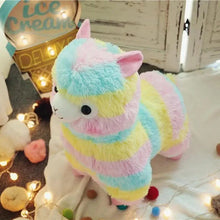 Load image into Gallery viewer, New Elegance 25cm Colorful Alpaca Plush Doll Baby Cute Animal Doll Soft Cotton stuffed doll Home Soft Toys Sleeping Mate Stuffed Plush Toys