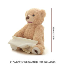 Load image into Gallery viewer, New Elegance 33cm Bear Plush Toys Play Lovely Stuffed Animals Electric Music Bear Toys For Girls Cute Kids Christmas Birthday Gift