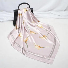 Load image into Gallery viewer, New Elegance Fashionable Scarves for Women Shawl Print Silk Satin Hijab Scarf Female Bandana 90*90cm Luxury Square Shawls Scarfs For Ladies