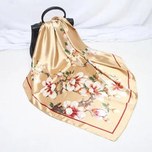 Load image into Gallery viewer, New Elegance Fashionable Scarves for Women Shawl Print Silk Satin Hijab Scarf Female Bandana 90*90cm Luxury Square Shawls Scarfs For Ladies