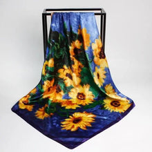 Load image into Gallery viewer, New Elegance Fashionable Scarves for Women Shawl Print Silk Satin Hijab Scarf Female Bandana 90*90cm Luxury Square Shawls Scarfs For Ladies