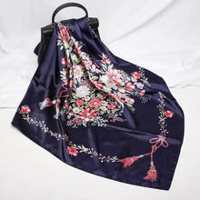 Load image into Gallery viewer, New Elegance Fashionable Scarves for Women Shawl Print Silk Satin Hijab Scarf Female Bandana 90*90cm Luxury Square Shawls Scarfs For Ladies
