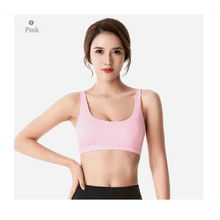 Load image into Gallery viewer, New Elegance Fitness Sports Bra for Women Push Up Wirefree Padded Crisscross Strappy Running Gym Training Workout Yoga Underwear Crop Tops