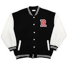 Load image into Gallery viewer, New Elegance Spring Autumn Coat Baseball Bomber Jacket Loose Letter R Men Women Couples Tops Plus Size Jackets Streetwear