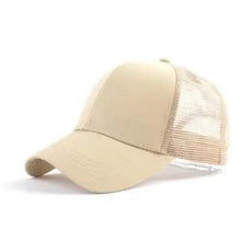 Load image into Gallery viewer, New Elegant Glitter Ponytail Baseball Caps Sequins Shining High Quality Fashionable Cap For Womens Messy Bun Adjustable Snapback Hip Hop Hat