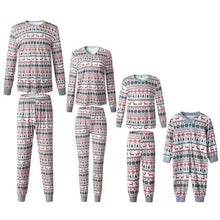 Load image into Gallery viewer, New Family Matching Clothes Pajamas Set New Year Costume Mother Daughter Sleepwear Family Outfit Kid Baby Nightwear For Winter Christmas Pajamas for Family Pajamas Jumpsuit for Adult Kids Baby Family Match Pajamas