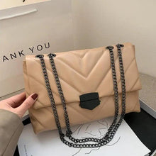 Load image into Gallery viewer, New Famous Casual Chain Crossbody Bags For Women Fashion Simple Shoulder Bag, Designer Handbags PU Leather Messenger Bags For Ladies