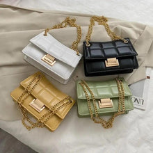 Load image into Gallery viewer, New Fancy Chain Strap Shoulder Bags for Women Summer Fashion Crossbody Bags PU Leather Lady Purses and Handbags