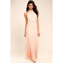 Load image into Gallery viewer, New Fashion Boho Women Multiway Wrap Convertible Maxi Club Red Dress Bandage Long Dress Party Dresses For Women