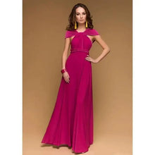 Load image into Gallery viewer, New Fashion Boho Women Multiway Wrap Convertible Maxi Club Red Dress Bandage Long Dress Party Dresses For Women