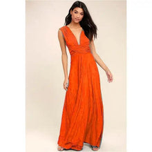 Load image into Gallery viewer, New Fashion Boho Women Multiway Wrap Convertible Maxi Club Red Dress Bandage Long Dress Party Dresses For Women