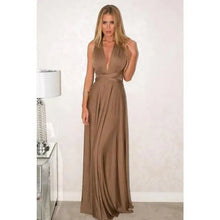 Load image into Gallery viewer, New Fashion Boho Women Multiway Wrap Convertible Maxi Club Red Dress Bandage Long Dress Party Dresses For Women