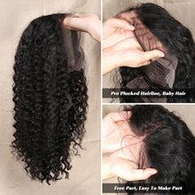 Load image into Gallery viewer, New Fashion Brazilian Curly Bob Wig Human Hair Lace Wigs For Women Short Side Part Curly Human Hair Wig Lace Wigs For Black Women Gifts for Girlfriends