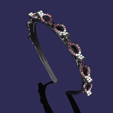 Load image into Gallery viewer, New Fashion Explosion Pearl Rhinestone Bangs Clip Headband Double Combed Bangs Double Layer Braiding Headband with Hair Clips Hair Tools for Women Hair Accessories