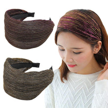 Load image into Gallery viewer, New Fashion Gradient Wide-sided Lace Simple Breathable Toothed Non-slip Headband for Women Girl Hair Accessories Headwear Gorgeous Hair Accessories For Women