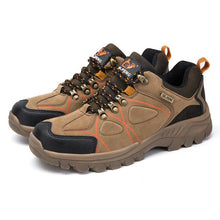 Load image into Gallery viewer, New Fashion Hiking Shoes Men Spring Mountain Climbing Shoes Outdoor Sport Shoes Leather Waterproof Lightweight Outdoor Mountain Sport Shoe