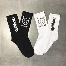 Load image into Gallery viewer, New Fashion Kawaii Cute Smilies Patterned Socks Pure Cotton Cartoon Pattern Hip Hop Style Breathable Mid Tube Socks Skateboard Socks Soft Long Sock for Men And Women