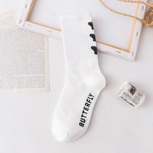 Load image into Gallery viewer, New Fashion Kawaii Cute Smilies Patterned Socks Pure Cotton Cartoon Pattern Hip Hop Style Breathable Mid Tube Socks Skateboard Socks Soft Long Sock for Men And Women