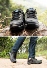 Load image into Gallery viewer, New Fashion Outdoors Men's Sneakers Waterproof Shoes Mens Casual Shoe Waterproof Hiking Boots Outdoor Lightweight Shoes Outdoor Walking Lace Up Anti-Slip Casual Shoes
