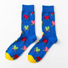 Load image into Gallery viewer, New Fashion Pure Soft Cotton Cartoon Animals Casual Socks Loving Heart Flamingo Women Cute Funny Short Ankle Socks For Men And Women