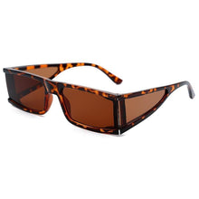 Load image into Gallery viewer, New Fashion Rectangle Small Sunglasses For Women Luxury Style Mirror Black Clear Lens Retro Colourful Lens Frames Elegant Summer Design