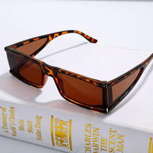 Load image into Gallery viewer, New Fashion Rectangle Small Sunglasses For Women Luxury Style Mirror Black Clear Lens Retro Colourful Lens Frames Elegant Summer Design