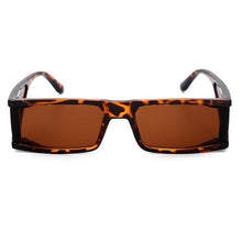 Load image into Gallery viewer, New Fashion Rectangle Small Sunglasses For Women Luxury Style Mirror Black Clear Lens Retro Colourful Lens Frames Elegant Summer Design