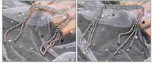 Load image into Gallery viewer, New Fashion Rhinestone Tassel Hair Barrettes For Women Hair Clips Golden Sliver Hairpin Female Hairgrips Wedding Hair Accessories for Brides and Bridesmaids