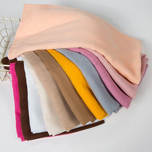 Load image into Gallery viewer, New Fashion Soft Cotton Elegant Viscose Scarf Ladies Scarf Shawls Lightweight Elegant Wraps Muslim Hijab scarf scarves For Women