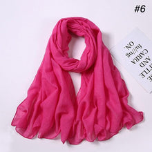 Load image into Gallery viewer, New Fashion Soft Cotton Elegant Viscose Scarf Ladies Scarf Shawls Lightweight Elegant Wraps Muslim Hijab scarf scarves For Women