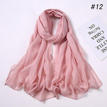 Load image into Gallery viewer, New Fashion Soft Cotton Elegant Viscose Scarf Ladies Scarf Shawls Lightweight Elegant Wraps Muslim Hijab scarf scarves For Women