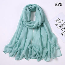 Load image into Gallery viewer, New Fashion Soft Cotton Elegant Viscose Scarf Ladies Scarf Shawls Lightweight Elegant Wraps Muslim Hijab scarf scarves For Women