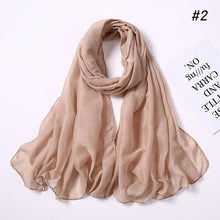 Load image into Gallery viewer, New Fashion Soft Cotton Elegant Viscose Scarf Ladies Scarf Shawls Lightweight Elegant Wraps Muslim Hijab scarf scarves For Women