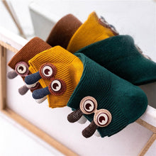 Load image into Gallery viewer, New Fashion Spring Summer Cute Cartoon 3D Big Eyes 3D Rabbit Eared Short Tube Socks Novelty Funny Soft Cotton Ankle Socks For Men And Women