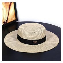 Load image into Gallery viewer, New Fashion Straw Hat Outdoor Leisure Sun Hat Women's Sun Hats UV Protection Large Wide Brim Hat Women Packable Sun Hat for Women Straw Hats Summer Beach Hat Ladies Wild Hats Straw Hat For Women