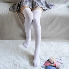 Load image into Gallery viewer, New Fashion Thigh High Stockings Solid Velvet Soft Flexible Over Knee Socks Tall Long Boot Stockings for Women