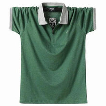 Load image into Gallery viewer, New Fashion Vintage Polo Men Soft Cotton Breathable Men Polo Shirt Men Polo Double Side Slim Fit Short Sleeve Polo T-Shirt Casual Slim Fit Men Pure Breathable Tee Tops Comfortable Shirt