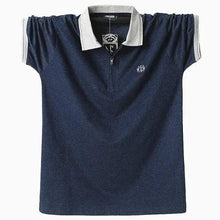 Load image into Gallery viewer, New Fashion Vintage Polo Men Soft Cotton Breathable Men Polo Shirt Men Polo Double Side Slim Fit Short Sleeve Polo T-Shirt Casual Slim Fit Men Pure Breathable Tee Tops Comfortable Shirt