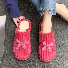 Load image into Gallery viewer, New Fashion Winter Warm Cotton Slippers Women Men Home Shoes Simple Non-slip Cotton House Slippers Cozy Memory Foam Washable For Summer Bedroom