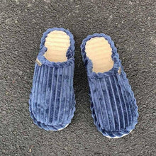 Load image into Gallery viewer, New Fashion Winter Warm Cotton Slippers Women Men Home Shoes Simple Non-slip Cotton House Slippers Cozy Memory Foam Washable For Summer Bedroom