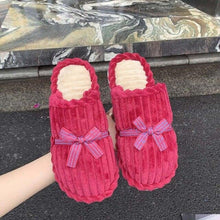 Load image into Gallery viewer, New Fashion Winter Warm Cotton Slippers Women Men Home Shoes Simple Non-slip Cotton House Slippers Cozy Memory Foam Washable For Summer Bedroom