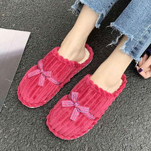 Load image into Gallery viewer, New Fashion Winter Warm Cotton Slippers Women Men Home Shoes Simple Non-slip Cotton House Slippers Cozy Memory Foam Washable For Summer Bedroom